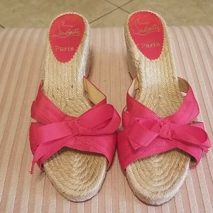 Authentic Christian Louboutin sandals (resoled)